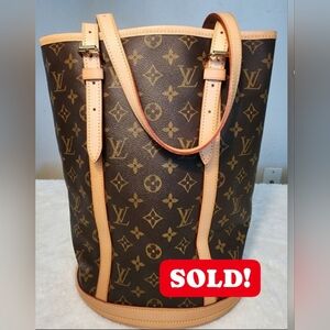❌️SOLD❌️ Louis Vuitton Monogram Canvas Petite Bucket Bag Gm